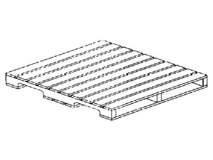 Четырехзаходный паллет Четырехзаходный паллет